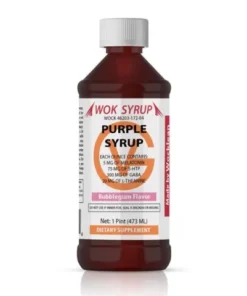 Wock Syrup Purple Bubblegum Flavor (16oz)